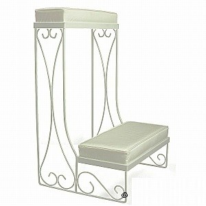 Kneeling Bench (white or brass)